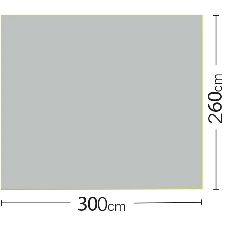 Quest Harrier 300 Air Canopy - Mid Grey