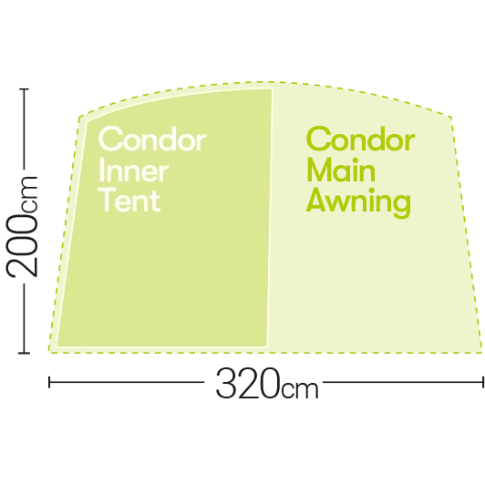 Quest Condor Air 320 Inner Tent
