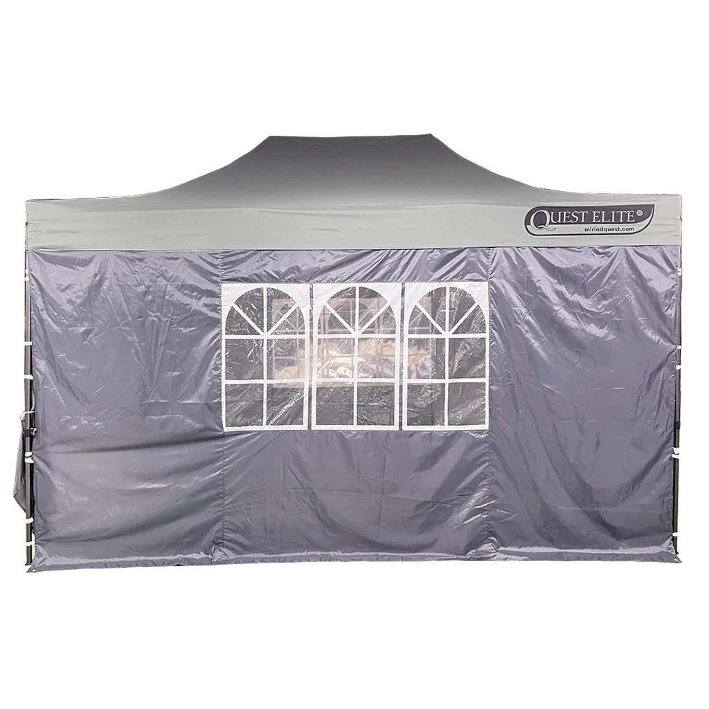 Sides for Louisiana Pavillion in grey  (2 x doors, 2 x windows)