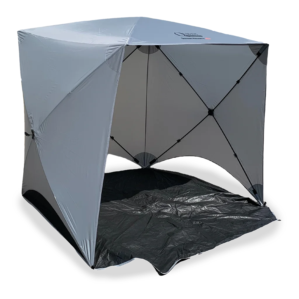 Quest Screen House 4 Mini pop up Gazebo - Grey