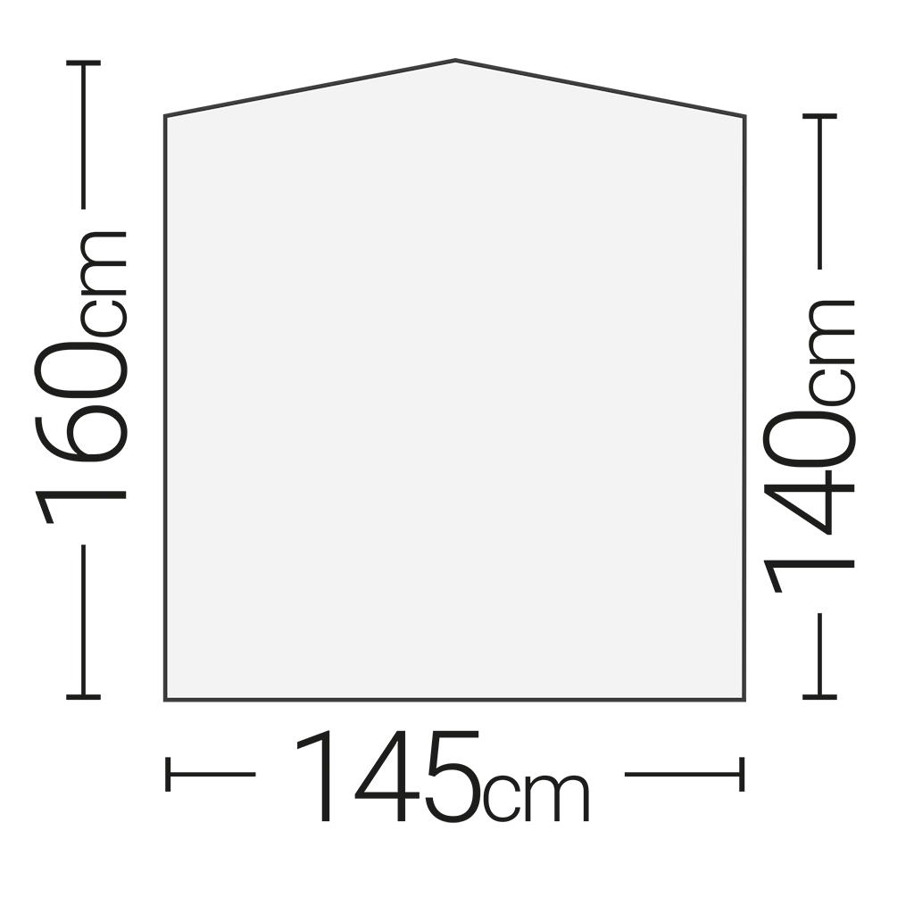 Quest Screen House 4 Mini pop up Gazebo - Grey