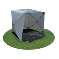 Quest Screen House 4 Mini pop up Gazebo - Grey