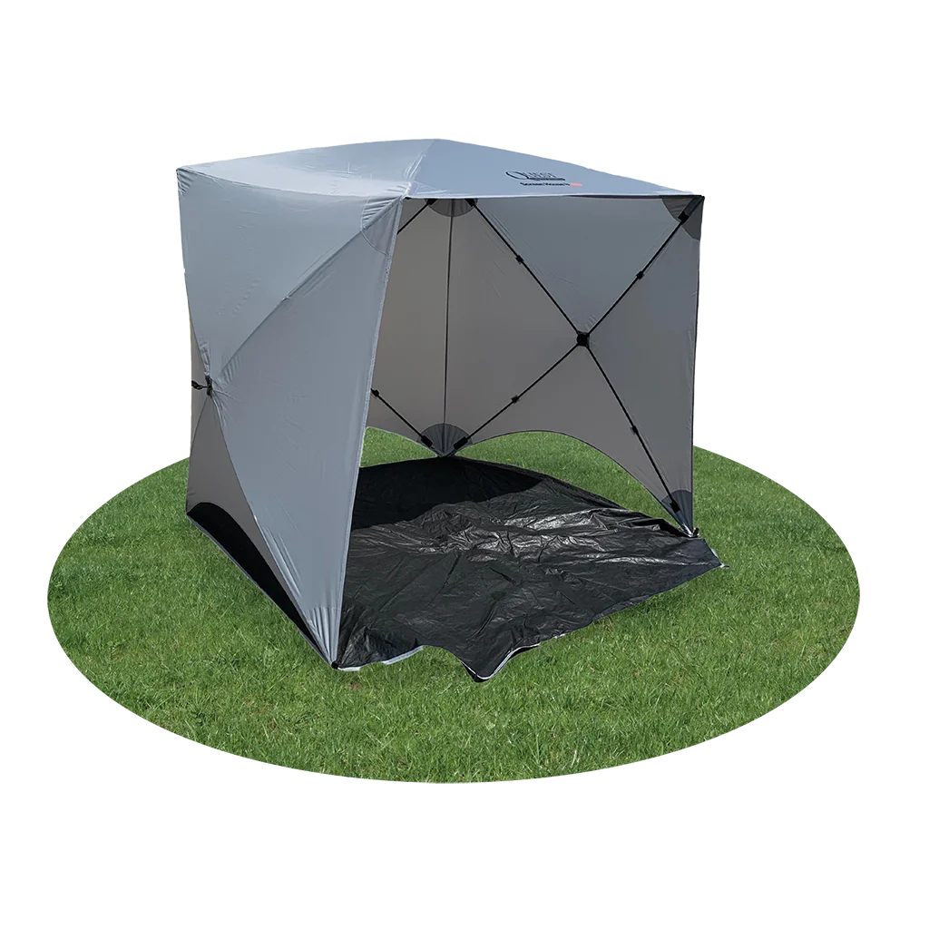 Quest Screen House 4 Mini pop up Gazebo - Grey