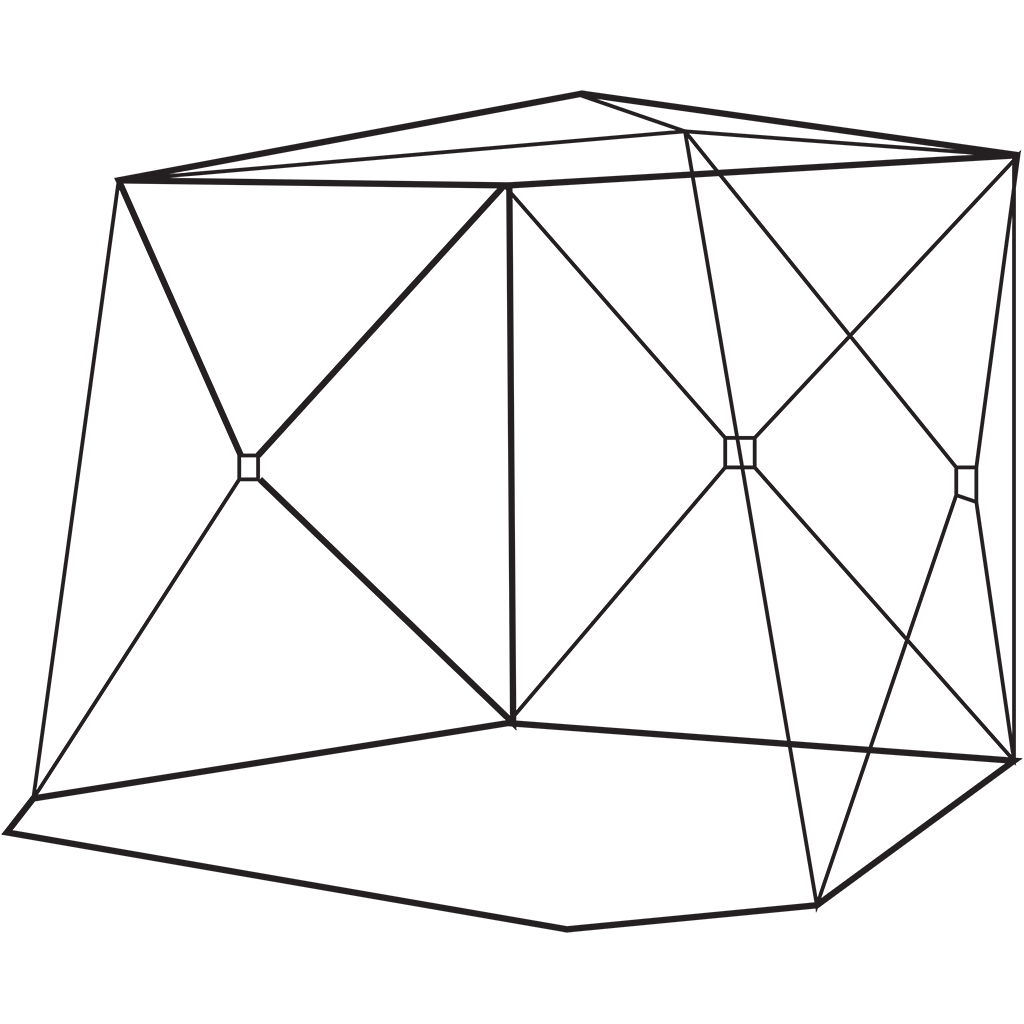 Quest Screen House 4 Mini Pop Up Gazebo