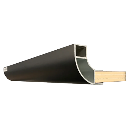 40mm Aluminium shelf profile open one side (order in multiples of 3)