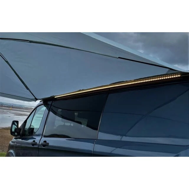 ReVace N/S Awning Rail with LED for VW T5/6 SWB Black