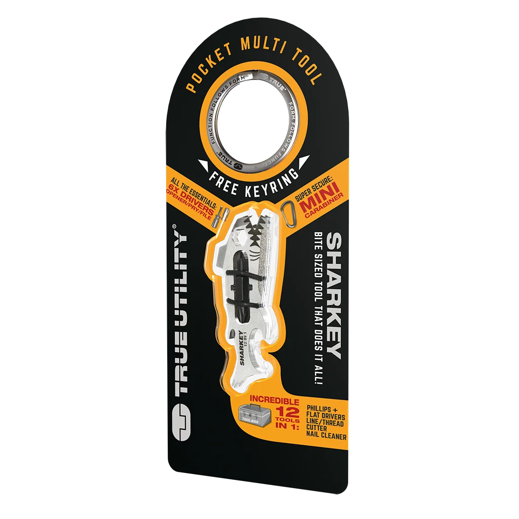 True Utility Sharkey 12-in-1 Key Sized Multi Tool
