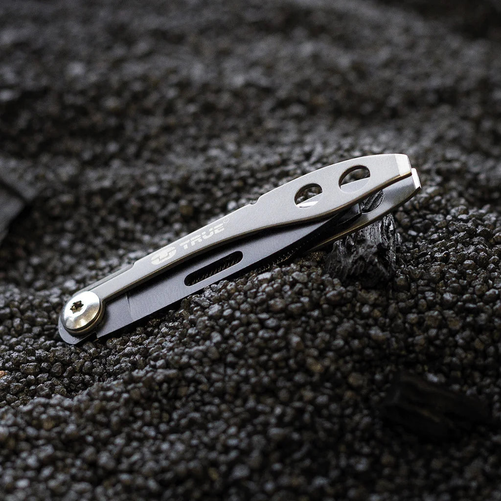 True Utility Tweezer Tool Micro Keyring Multi Tool