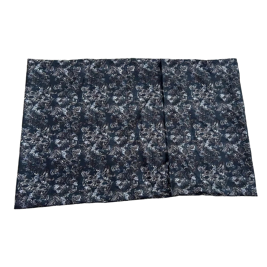 Quest Alberta Sleeping Bag with Pillow Case Navy Paisley (C0044-1)