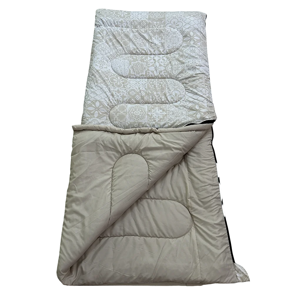 Quest Columbia Sleeping bag with pillow case (Faded Tile)
