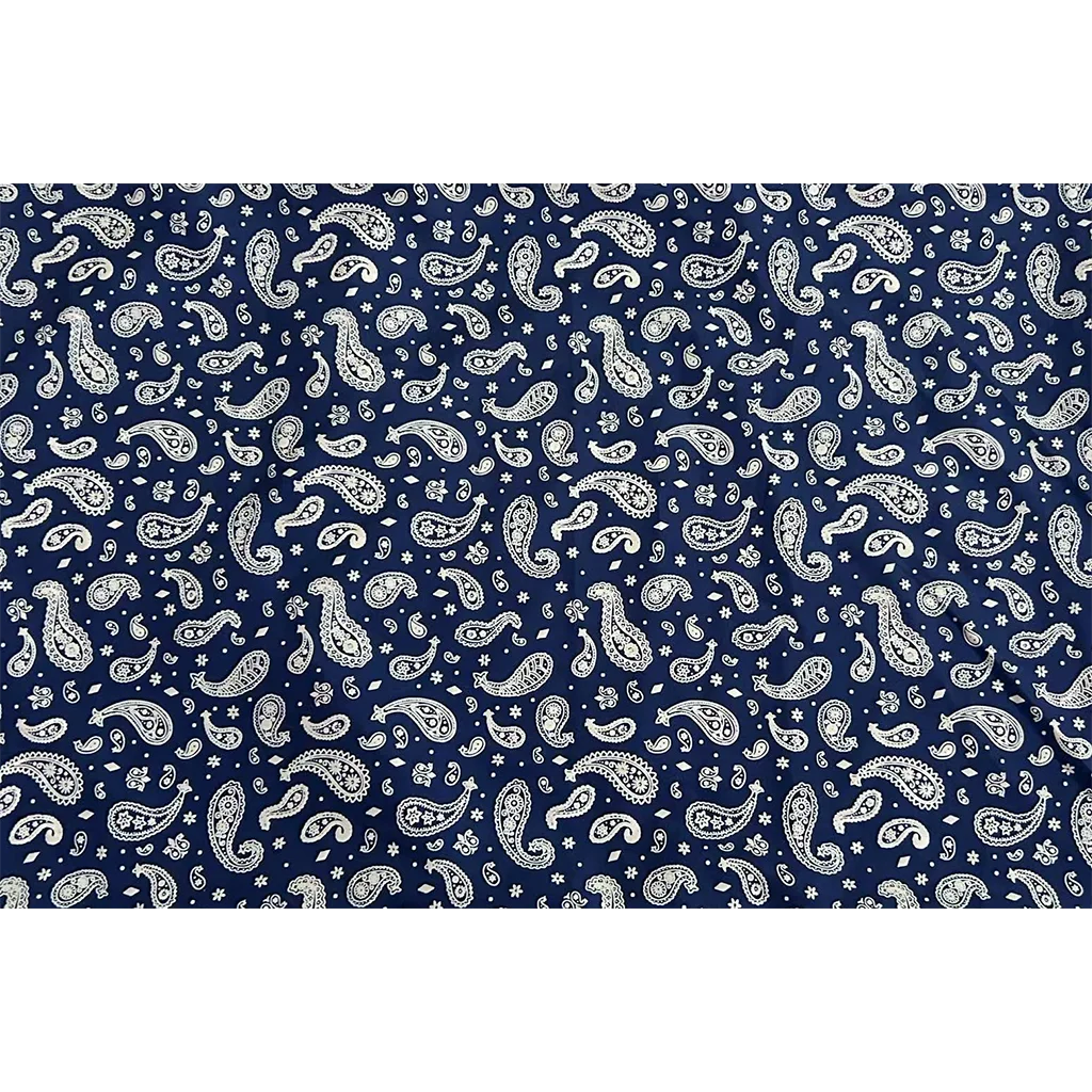 Quest Newfoundland Sleeping Bag with Pillow Case Navy Paisley (C0044-5)
