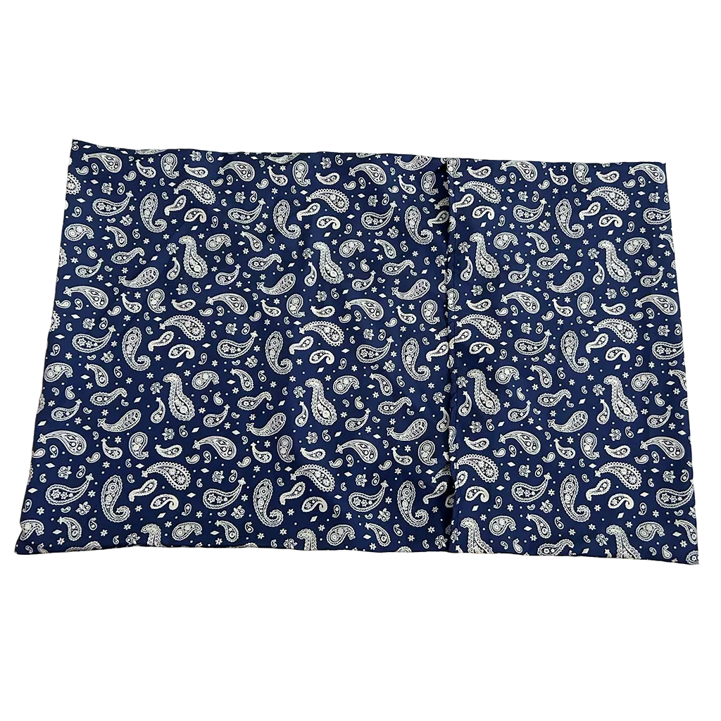 Quest Newfoundland Sleeping Bag with Pillow Case Navy Paisley (C0044-5)