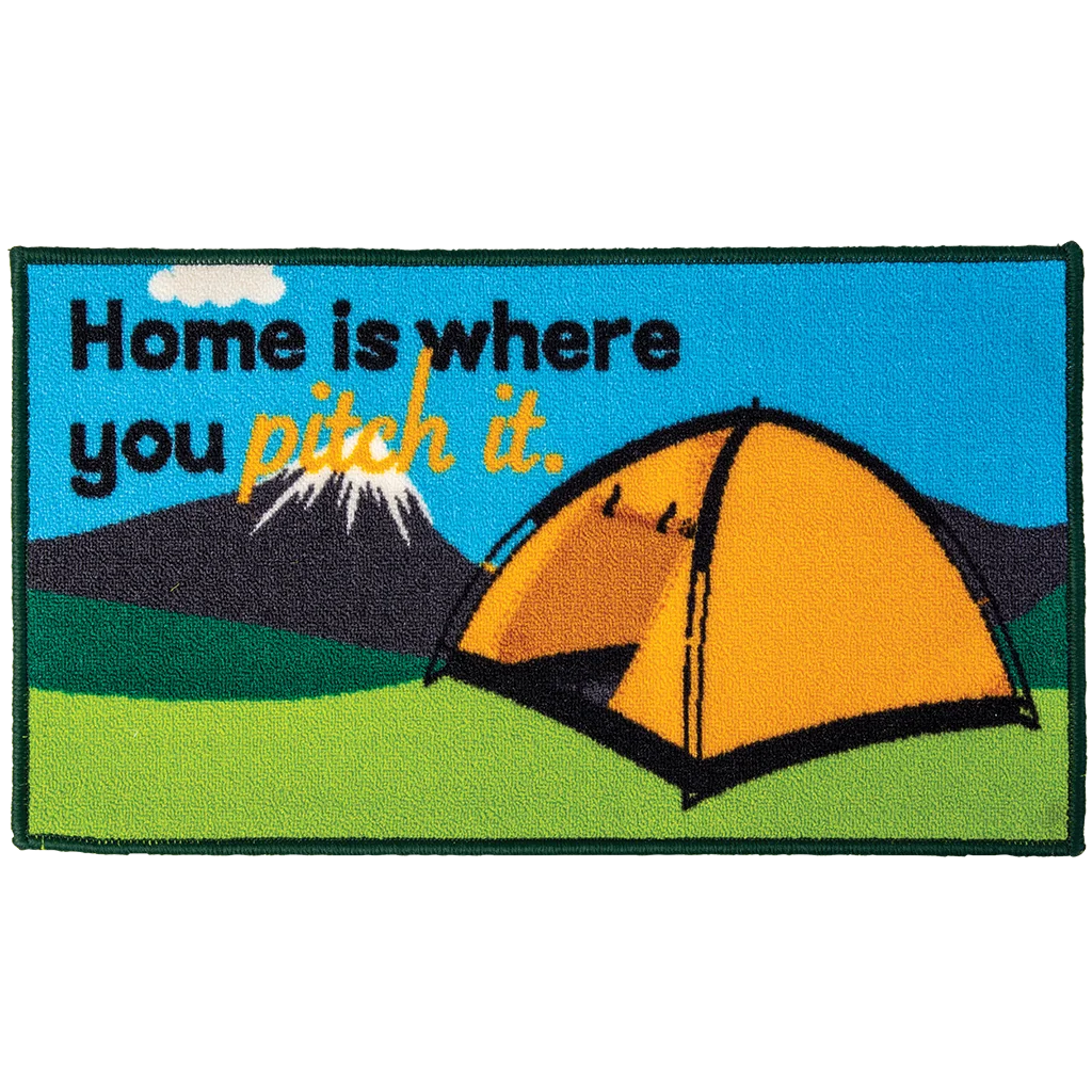 Washable home is where you pitch it (tent) mat C0054N - image 2