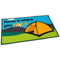 Washable home is where you pitch it (tent) mat C0054N