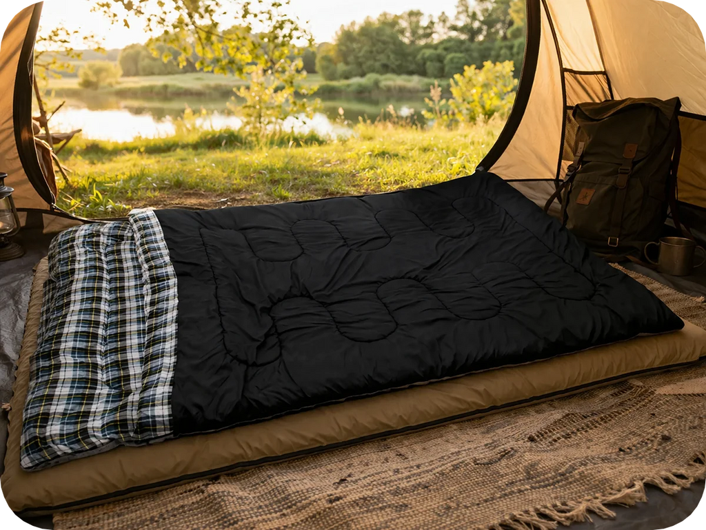 Quest Quebec Double Sleeping Bag Anthracite (C0114)