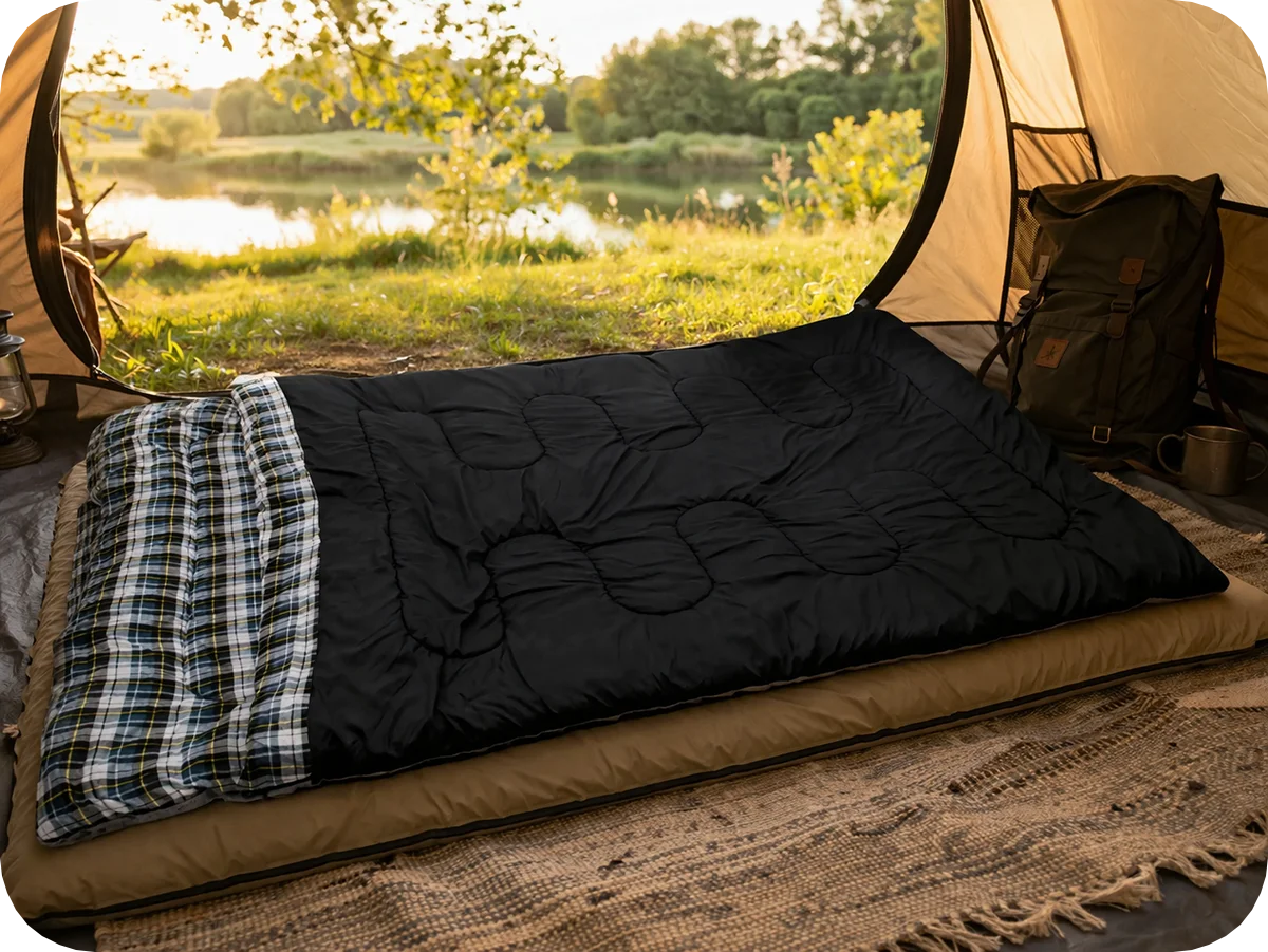 Quest Quebec Double Sleeping Bag Anthracite (C0114)