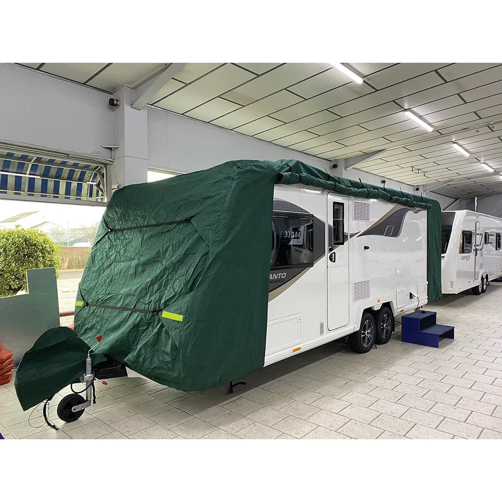 Caravan cover max (XLarge 570 x 630 cm) Green