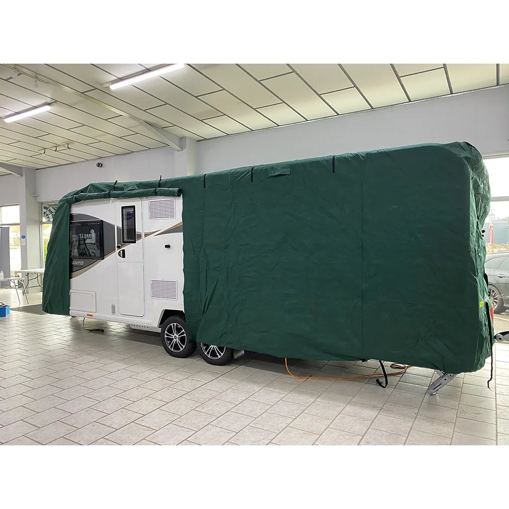 Caravan cover max (XLarge 570 x 630 cm) Green
