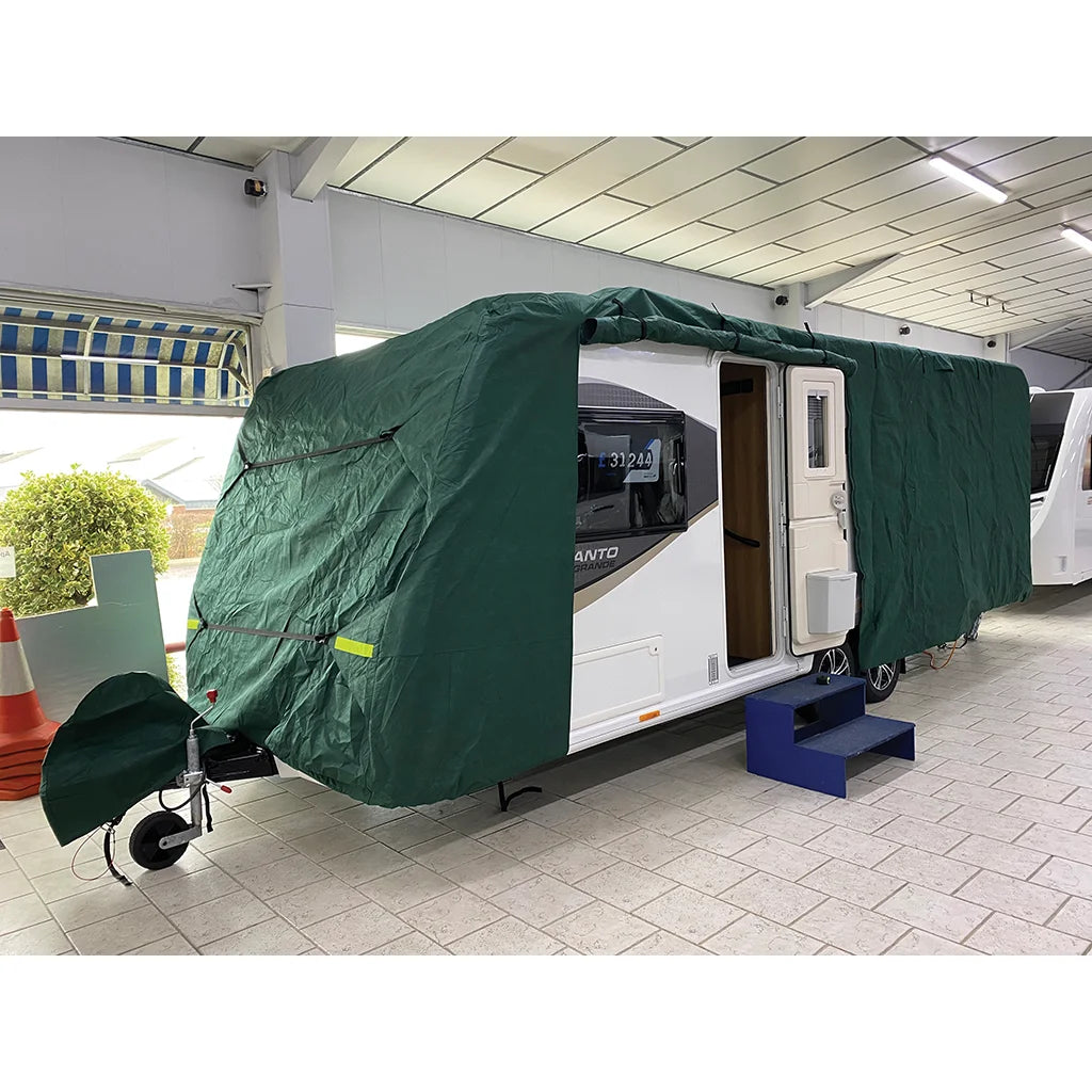 Caravan cover max (XLarge 570 x 630 cm) Green
