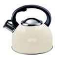 Liberty 2.5L Whistling Kettle - Cream