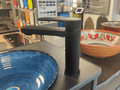 Reich Linnea K Bathroom Tap Black with 25cm Uniquick pipe (568-703000CSKM)