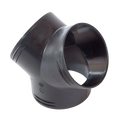 Whale Black 90mm Y Air Duct Fitting