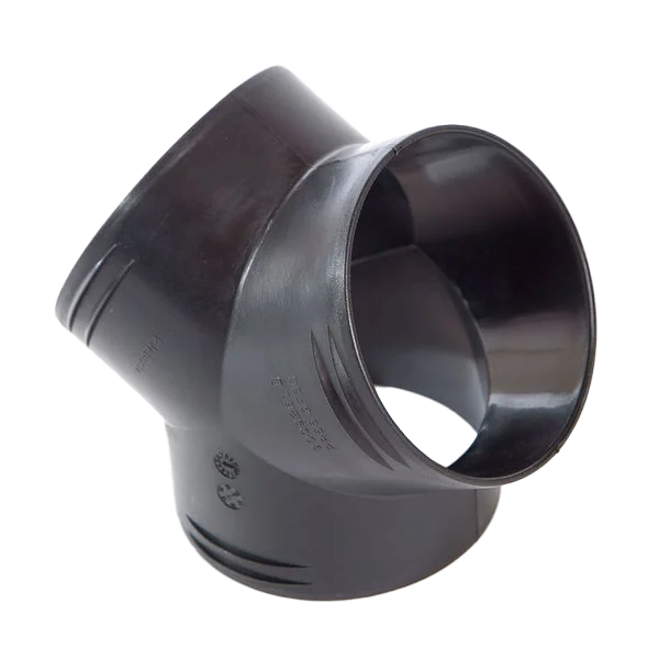 Whale Black 90mm Y Air Duct Fitting