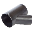 Whale Black Unequal Y Air Duct Fitting