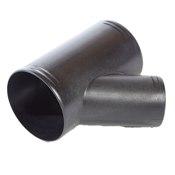Whale Black Unequal Y Air Duct Fitting