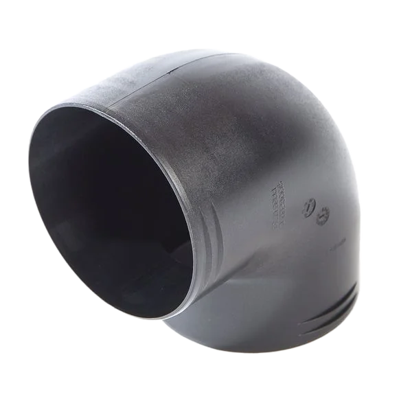 Whale Black 90mm Elbow Air Duct Fitting