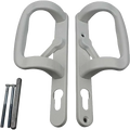 Sliding Inline Patio Door Handles XL Locking White XL/L/W