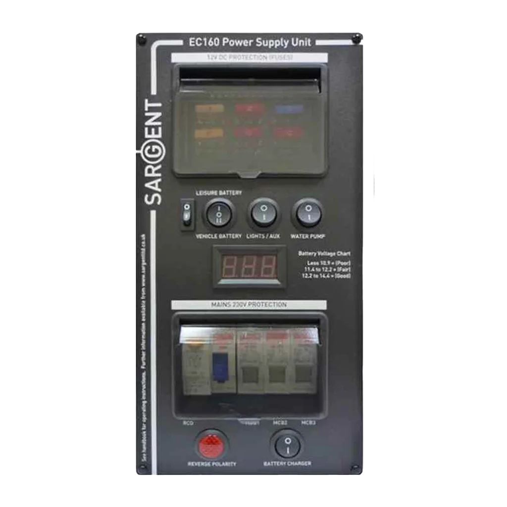 Sargent Black EC160 Vertical Power Supply Unit