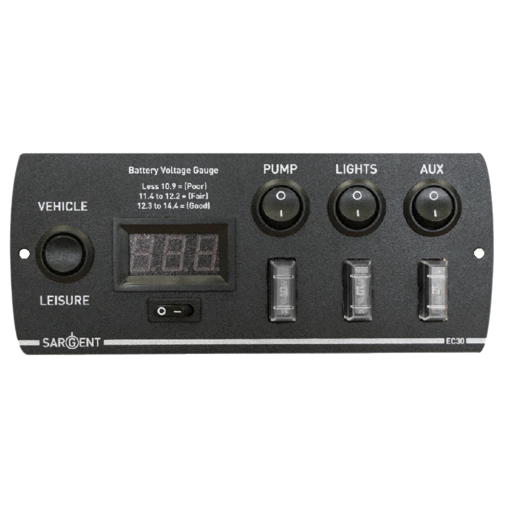 Sargent EC30 Battery Voltage Gauge Control Panel