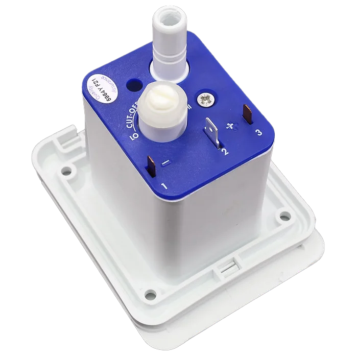 Whale Watermaster Inlet Socket with Integrated Pressure Switch – White (ES5001B)