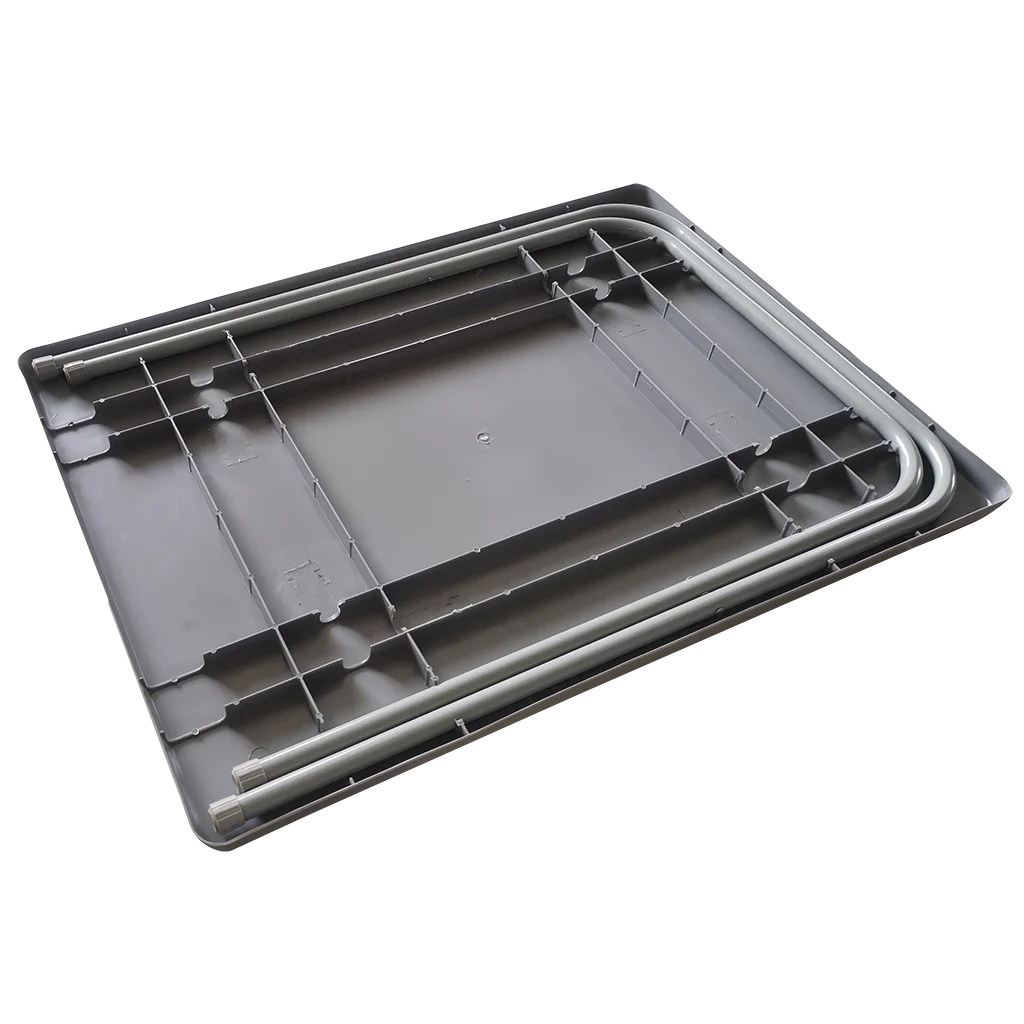 Quest Fleetwood Master Plastic Table - Grey