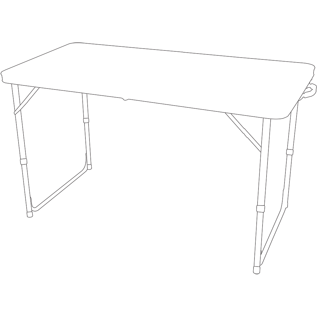 Quest Superlite Stow Folding Table