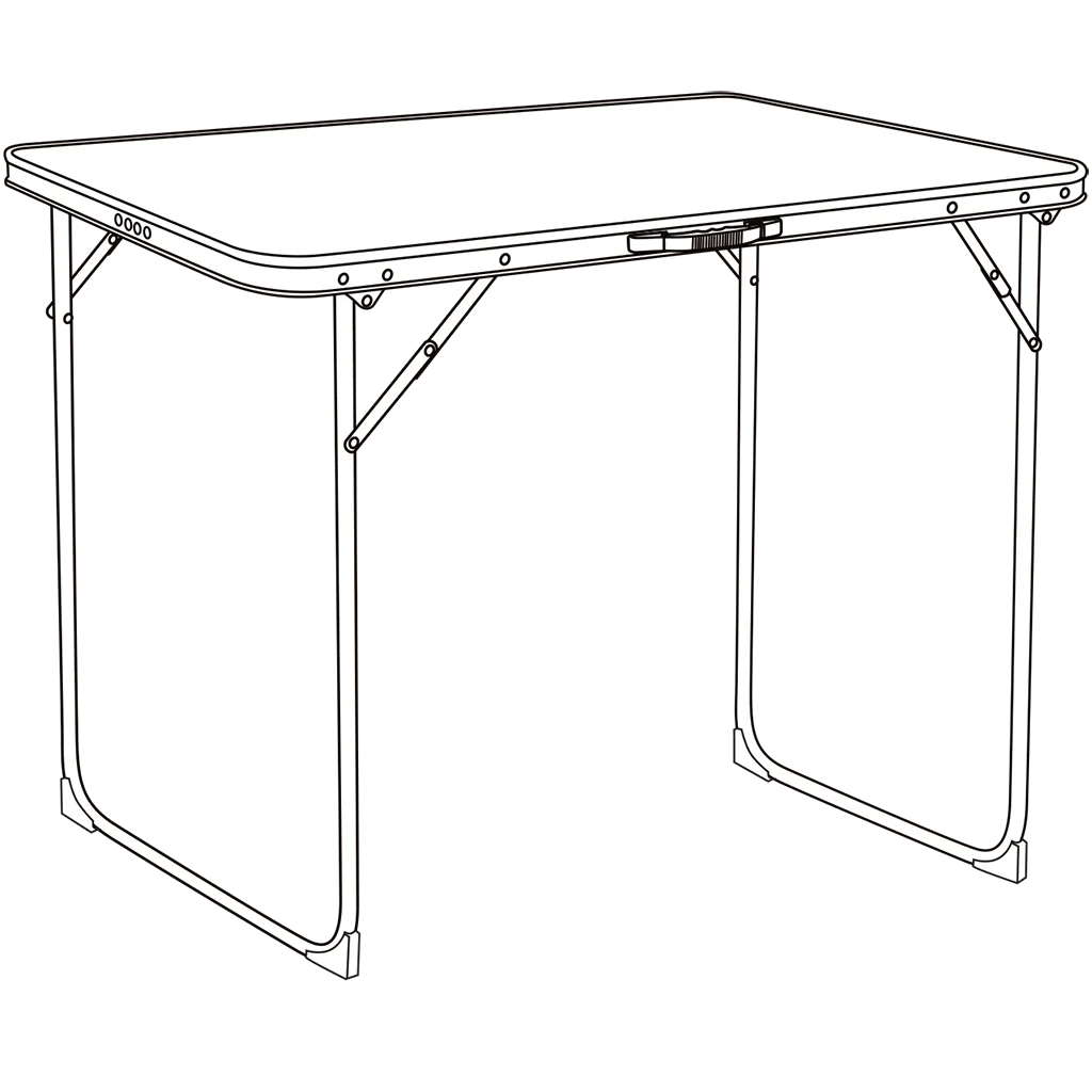 Quest Superlite Shipston Folding Table
