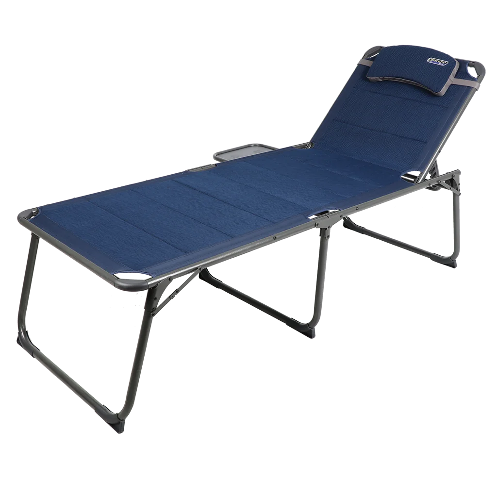 Quest Ragley Pro Lounge Bed with Side Table