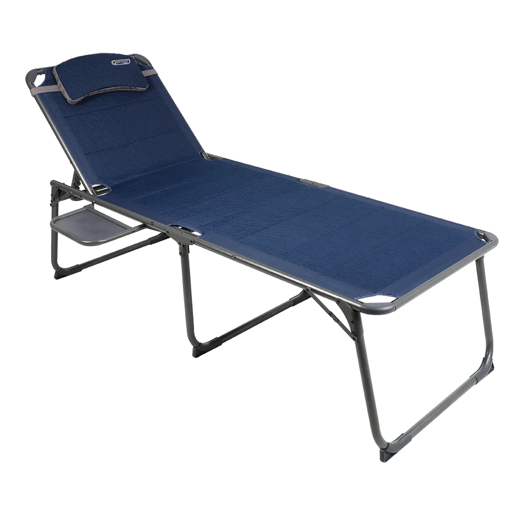 Quest Ragley Pro Lounge Bed with Side Table