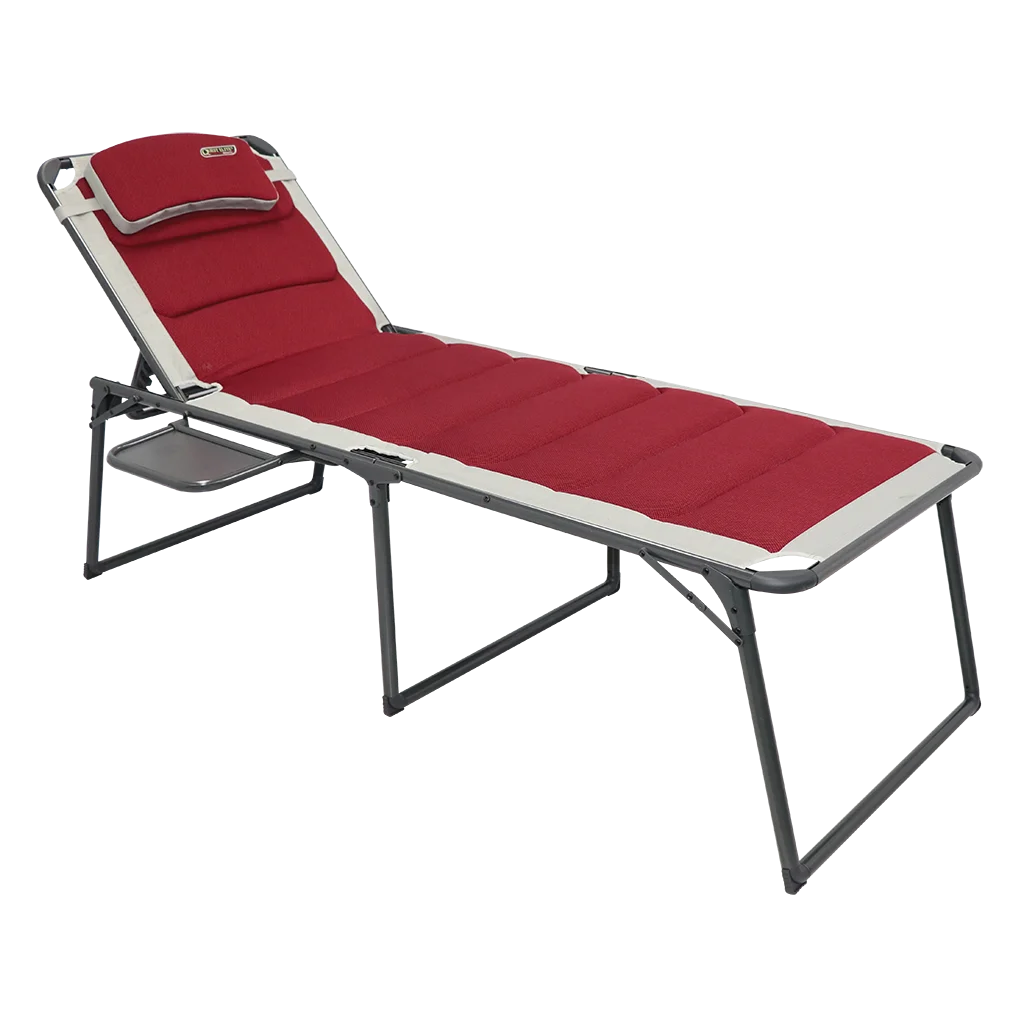 Quest Bordeaux Pro Lounge bed with side table