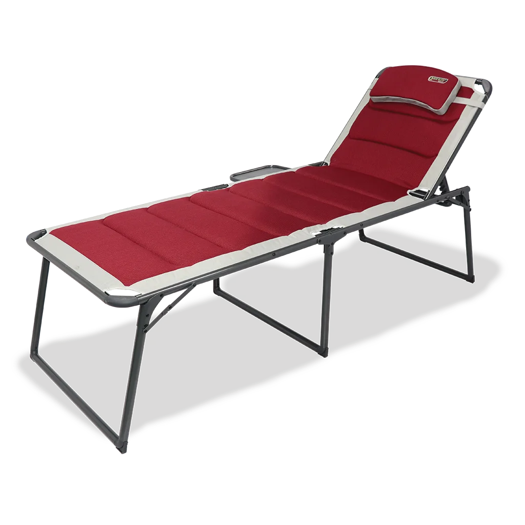Quest Bordeaux Pro Lounge bed with side table