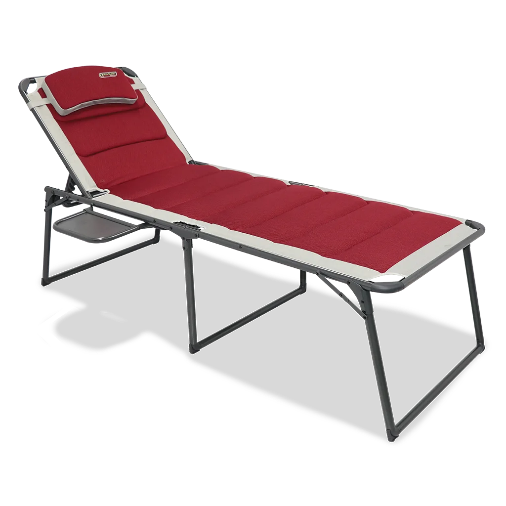Quest Bordeaux Pro Lounge bed with side table