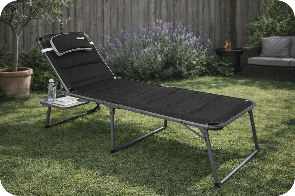 Vienna Pro Lounge bed with side table