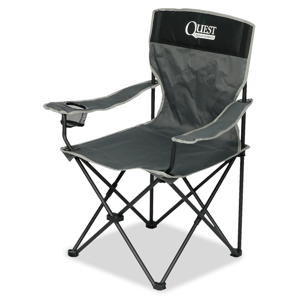 Quest Autograph Festival Pack Away Chair (Black Edition)