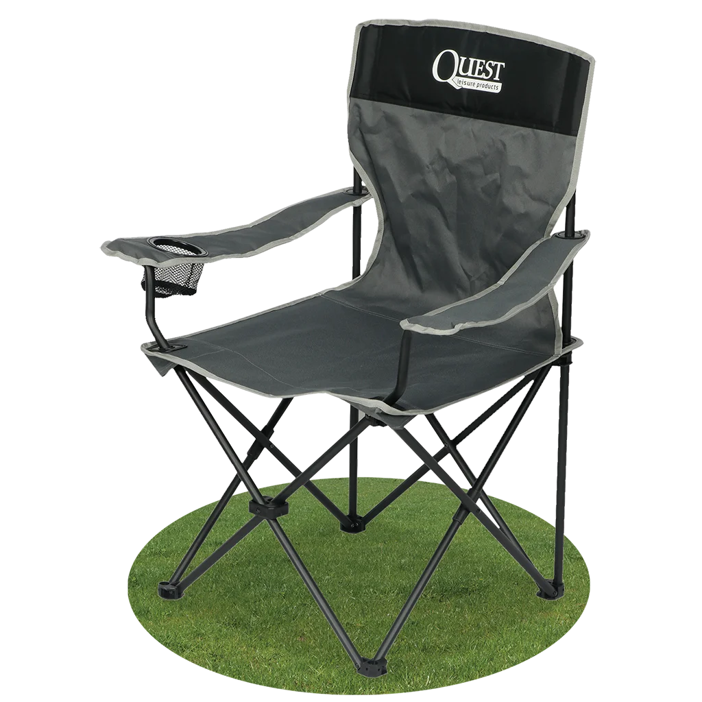 Quest Autograph Festival Pack Away Chair (Black Edition)