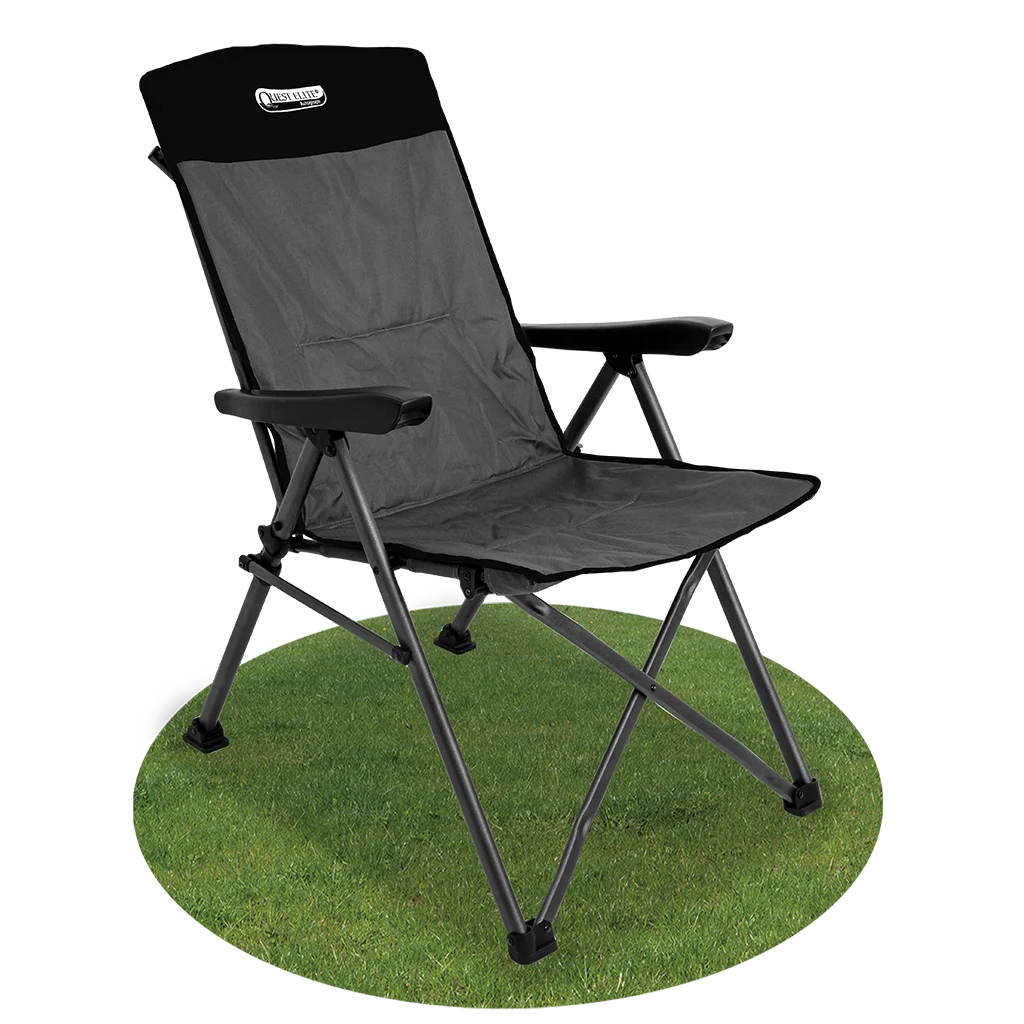Quest Autograph Cumbria Pack Away Chair (Black Edition)