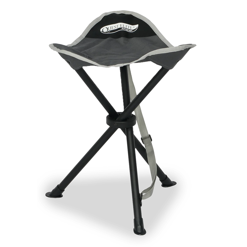 Quest Autograph Devon Stool & Foot Rest (Black Edition)