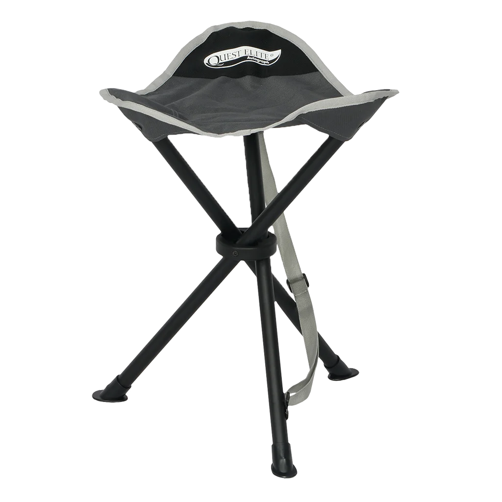 Quest Autograph Devon Stool & Foot Rest (Black Edition)
