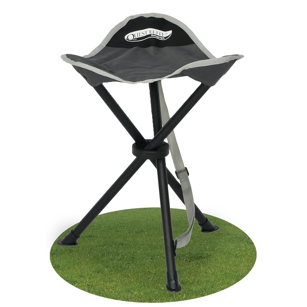Quest Autograph Devon Stool & Foot Rest (Black Edition)