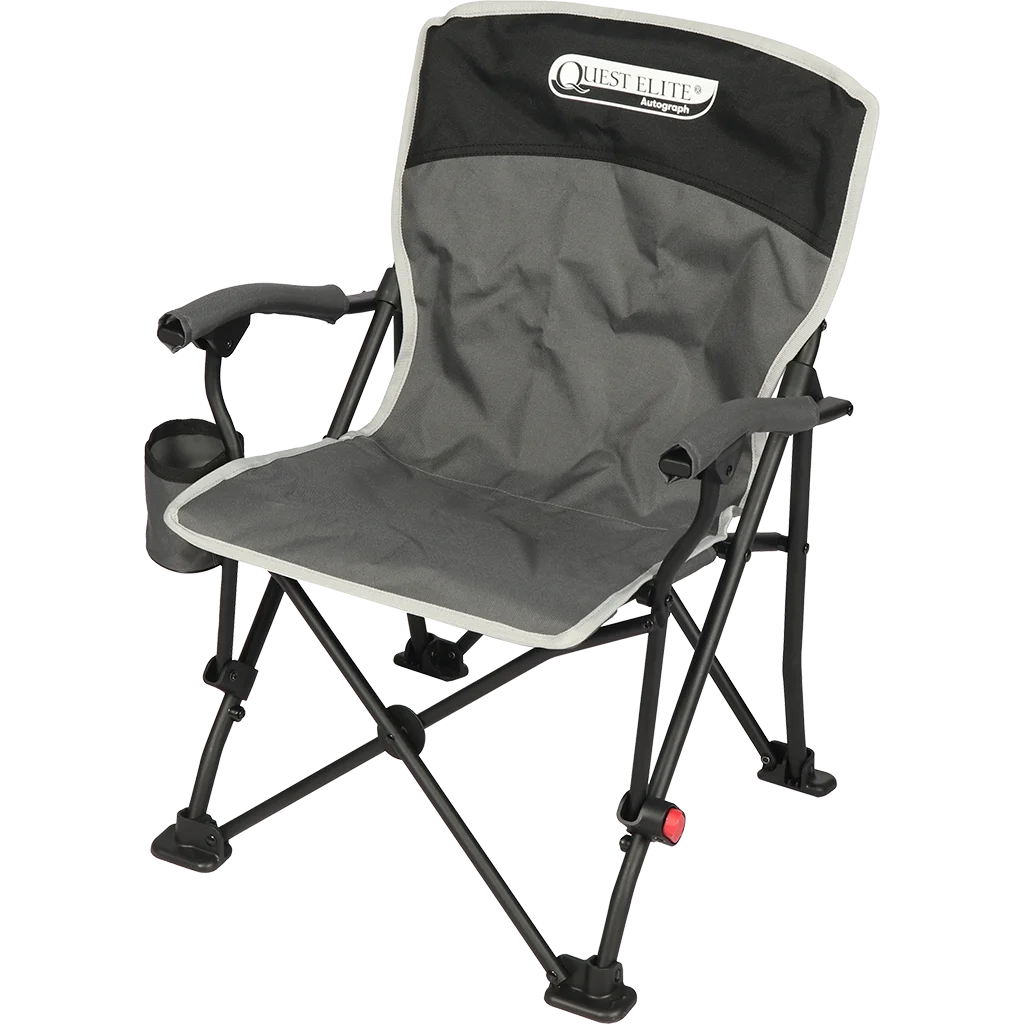 Quest Autograph Childrens Folding Chair (Black Edition)